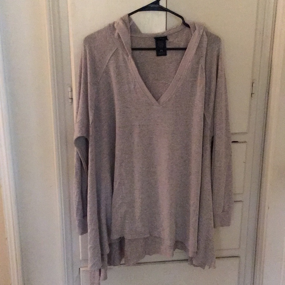 Long sleeve hooded sweater